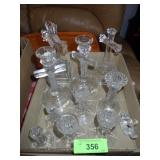 GLASS CROSSES & CANDLESTICK HOLDERS **NO SHIPPING*
