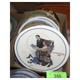 NORMAN ROCKWELL COLLECTOR PLATES  **NO SHIPPING**