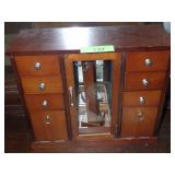 JEWELRY BOX W/ HIDDEN DRAWERS 14 x 5 x 12