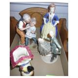 ASST. FIGURINES, VINTAGE PLANTER