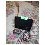 EVIANT PORTABLE TV- TURNS ON