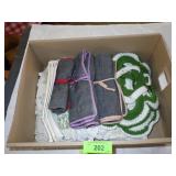 VINTAGE GUEST TOWELS, TARNISH PROOF SILVERWARE>>>