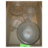 COMPOTE, NAPPY, CANDLE HOLDER, SILVERPLATE RIMMED>