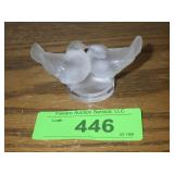 LALIQUE CRYSTAL LOVEBIRDS