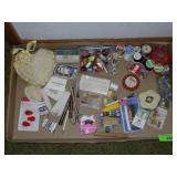 ASST. SEWING NOTIONS, VINTAGE PIN CUSHIONS, ASST.>