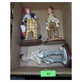 CLOWN FIGURINES