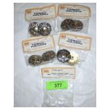 VTG NOS SEARS PLASTIC TIEBACK HOLDERS & TRAVERSE>>