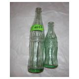 2 VINTAGE COCA COLA BOTTLES