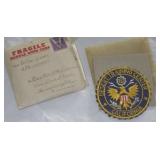 WWII DESERT TRAINING CENTER PATCH POCKET MIRROR