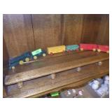 VINTAGE WOODEN TOY TRAIN (CHICAGO & NORTHWESTERN)