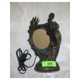 1995 CROSA ART NOUVEAU FIGURAL LAMP (NO SHADE)