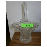 VINTAGE GLASS BASKET