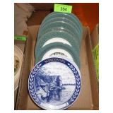 ASST. VINTAGE STATE COLLECTOR PLATES, DELFT, ETC >