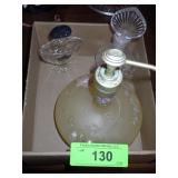 VINTAGE SHALIMAR GUERLIAN PERFUME BOTTLE, CRYSTAL>