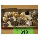 ASST. VINTAGE MILITARY BUTTONS