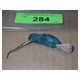 VINTAGE ? HUMMINGBIRD W/ BRASS BEAK  (NO WINGS)