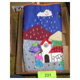 VINTAGE? PERUVIAN ARPILLERA 3D FOLK ART TAPESTRY