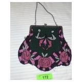VINTAGE BEADED PURSE (SEE PICS FOR CONDITION)