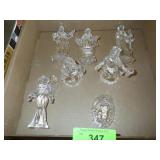 ACRYLIC NATIVITY PCS. (BABY JESUS IS GLASS)