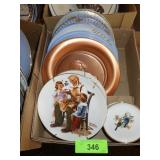 ASST, COLLECTOR PLATES - COPPER, NORMAN ROCKWELL>>