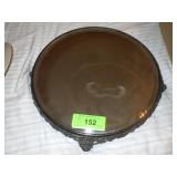 VINTAGE MIRRORED DRESSER TRAY 13"