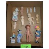 VINTAGE DOLLS & FIGURINES - CELLULOID, BISQUE, >>>
