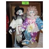 2 CLOWN DOLLS