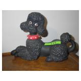 VINTAGE CERAMIC POODLE FIGURINE