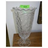 11" CRYSTAL VASE