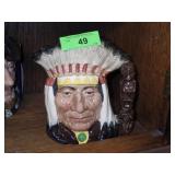 1966 ROYAL DOULTON NORTH AMERICAN INDIAN MUG