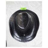 VINTAGE TOOLED LEATHER HAT (0)