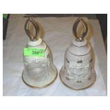 2 VTG JIM BEAM MUSIC DECANTERS (HANDLE REPAIRED>>>