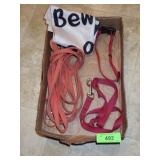 DOG LEASHES, COLLARS & YARD FLAG