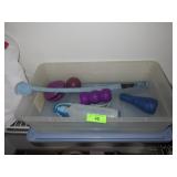 ASST. DOG TOYS, TRAVEL DOG WATER DISH