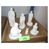 ASST. VINTAGE? HOMCO? NATIVITY PIECES