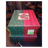 2 LARGE HARD CHRISTMAS GIFT BOXES 13 x 16 x x 6