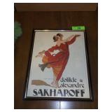 VTG ART DECO CLOTILDE & ALEXANDRE PRINT / THEATER>