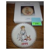1994 GOEBEL HUMMEL DOCTOR ANNUAL PLATE W/ BOX