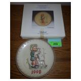 1990 GOEBEL HUMMEL LOST SHEEP ANNUAL PLATE W/ BOX