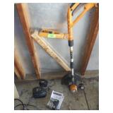 WORX WEED EATER / EDGER W/ BATTERIES - TURNS ON