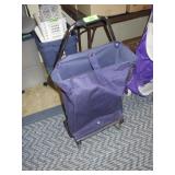 ROLLING FOLDING CART *SMALL TEAR ON END - SEE PICS