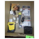 NIP WINDOW ALARMS, MASTER LOCK, CASSETTE PLAYER>>>