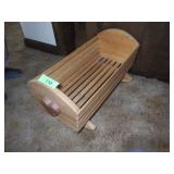 WOODEN DOLL CRADLE 18 1/2 x 10