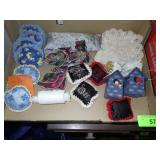 HANDMADE SACHETS, DOILIES, CLOTH BIRDHOUSES