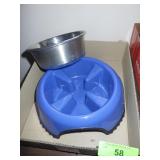 DOG SLOW FEEDER BOWL, FOOD / WATER BOWL