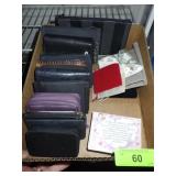 WALLETS, CHANGE PURSES, JEWELRY BAGS