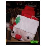 LARGE FELT CHRISTMAS BAGS, CHRISTMAS HEADBANDS