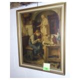 VINTAGE TOBY E. ROSENTHAL 1908 PRINT 23 x 28