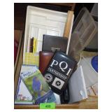 DESK DRAWER ORGANIZERS, STAPLER, STAPLES, NOTEPADS