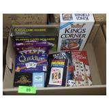 PLAYING CARDS & HOLDER, KING IN THE CORNER GAME>>